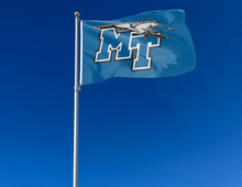 Load image into Gallery viewer, Middle Tennessee State - Blue Raiders Blue 3x5 Flag
