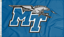 Load image into Gallery viewer, Middle Tennessee State - Blue Raiders Blue 3x5 Flag
