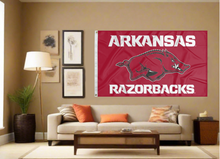 Load image into Gallery viewer, University of Arkansas - Razorbacks 3x5 Flag
