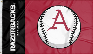 University of Arkansas - Baseball 3x5 Flag