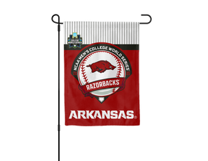arkansas baseball College world series 2025 Garden flag