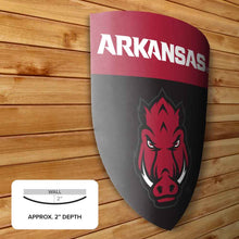 Load image into Gallery viewer, University of Arkansas - Razorbacks Medieval Shield
