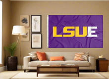 Load image into Gallery viewer, LSU Eunice - LSUE Purple 3x5 Flag
