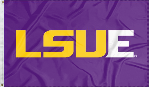 LSU Eunice - LSUE Purple 3x5 Flag