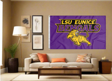 Load image into Gallery viewer, LSU Eunice - Bengals Purple 3x5 Flag
