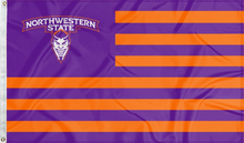 Load image into Gallery viewer, Northwestern Louisiana State University - National 3x5 Flag
