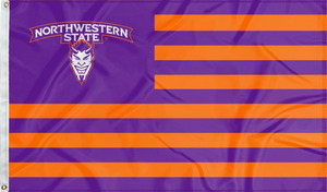 Northwestern Louisiana State University - National 3x5 Flag