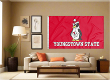 Load image into Gallery viewer, Youngstown State University - Penguins 3x5 Flag
