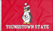 Load image into Gallery viewer, Youngstown State University - Penguins 3x5 Flag
