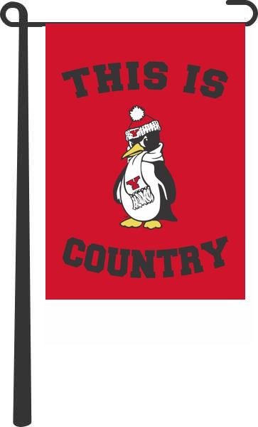 Youngstown State University - This Is Youngstown State University Penguins Country Garden Flag