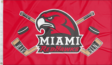 Load image into Gallery viewer, Miami University - RedHawks Hockey 3x5 Flag
