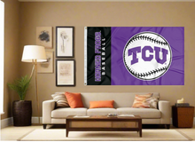 Load image into Gallery viewer, 3x5 TCU Baseball Flag

