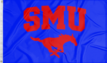 Load image into Gallery viewer, Southern Methodist University (SMU) - Mustangs Blue 3x5 Flag
