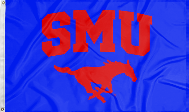 Southern Methodist University (SMU) - Mustangs Blue 3x5 Flag