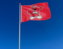 Load image into Gallery viewer, Western Kentucky University - Big Red Mascot 3x5 Flag
