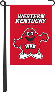 Western Kentucky University - WKU Big Red Mascot Garden Flag