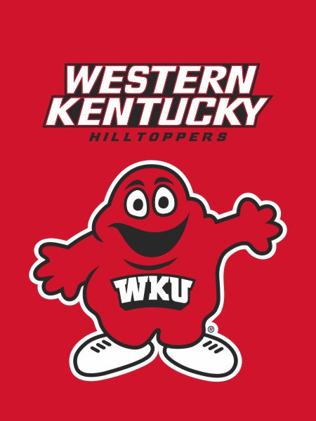 Western Kentucky University - WKU Big Red Mascot House Flag