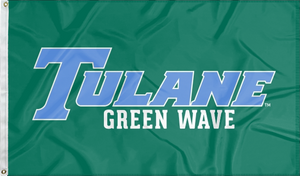 Tulane University - Green Wave 3x5 Flag