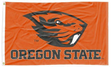 Load image into Gallery viewer, Orange 3x5 Oregon State Flag with Two Metal Grommets
