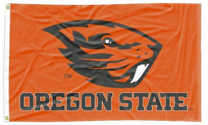 Orange 3x5 Oregon State Flag with Two Metal Grommets