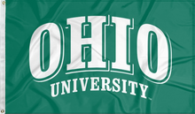 Load image into Gallery viewer, 3x5 Ohio University Flag with Ohio University Logo
