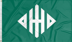 3x5 Ohio University Flag with Ohio University Marching 110 Logo