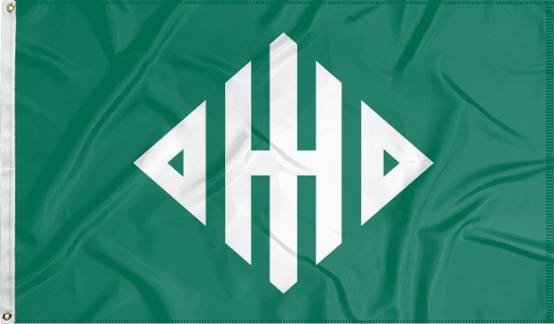 3x5 Ohio University Flag with Ohio University Marching 110 Logo