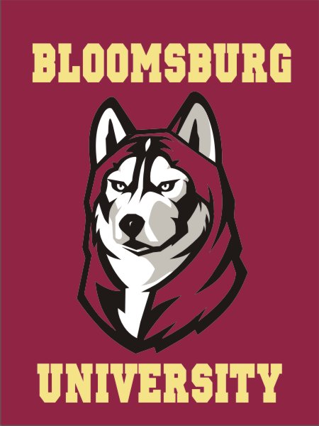 Bloomsburg University - Huskies House Flag