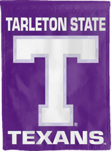 Load image into Gallery viewer, Tarleton State University - Texans Double Sided House Flag
