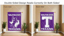 Load image into Gallery viewer, Tarleton State University - Texans Double Sided House Flag
