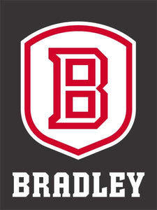 Bradley University - Braves Shield House Flag