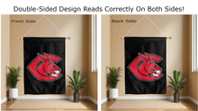 Load image into Gallery viewer, University of Central Missouri - Mules &amp; Jennies Black Double Sided House Flag
