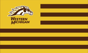 Western Michigan University - Broncos National 3x5 Flag