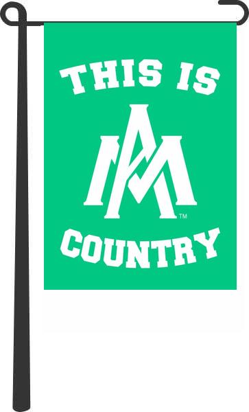 University of Arkansas at Monticello - This Is University of Arkansas at Monticello Boll Weevils & Cotton Blossoms Country Garden Flag