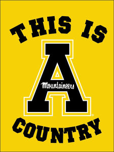 Appalachian State University - This Is Appalachian State University Mountaineers Country House Flag
