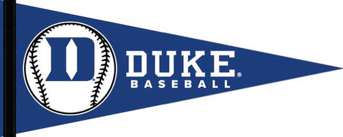 Blue 12x30 in. Duke Baseball Pennant for sports décor
