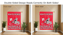 Load image into Gallery viewer, Rutgers University Football Double Sided House Flag
