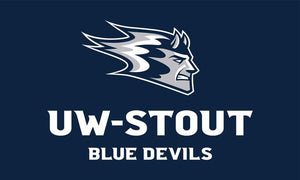 University of Wisconsin-Stout - Blue Devils 3x5 Flag