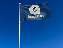 Load image into Gallery viewer, Georgetown University Flag with G Georgetown Logo
