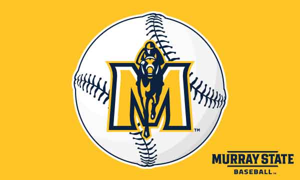 gold Murray State Baseball Flag