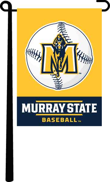 gold Murray State Baseball Garden Flag