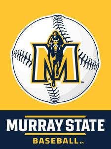 gold Murray State Baseball House Flag