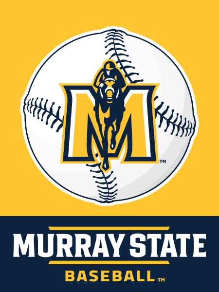 gold Murray State Baseball House Flag