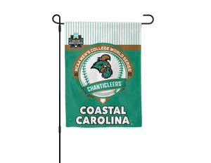 Coastal Carolina College World Series 2025 Baseball Garden Flag