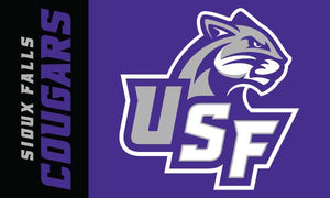 Sioux Falls - USF Cougars 3x5 Flag