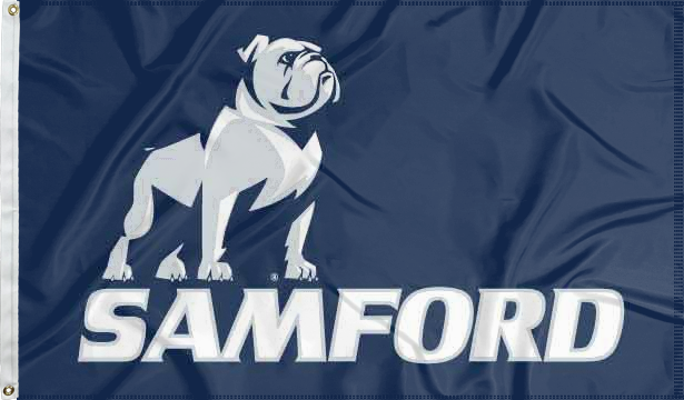 Samford - Bulldogs Blue 3x5 Flag