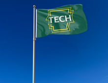 Load image into Gallery viewer, Arkansas Tech University - Wonder Boys &amp; Golden Suns 3x5 Flag
