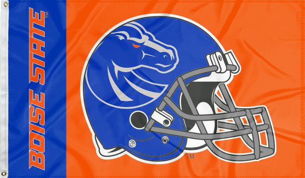 boise state university football helmet Boise State New Helmet Flag