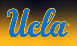 Gradient 3x5 UCLA Flag with UCLA Logo