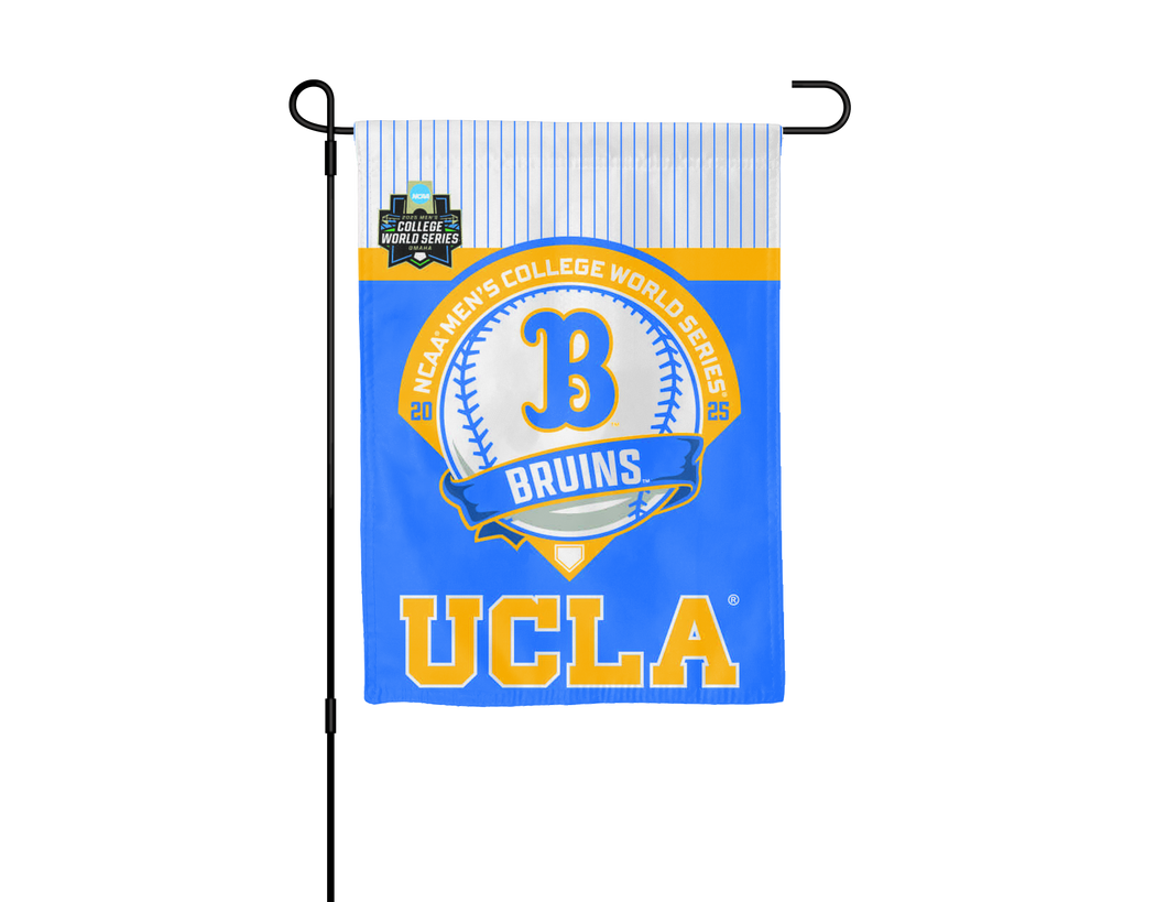 UCLA Baseball College World Series 2025 Garden flag 